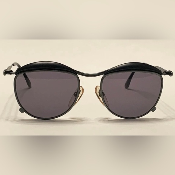 JEAN PAUL GAULTIER Vintage Black Ray Ban Acetate Unisex Sunglasses 56-1274 - Picture 2 of 7
